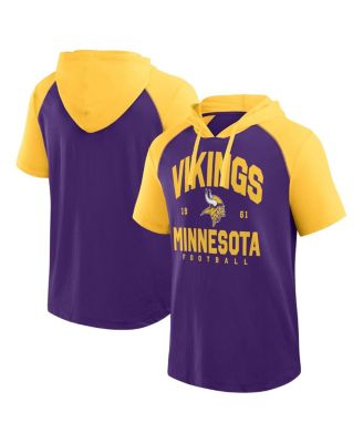 Logo Athletic - Men's Purple Minnesota Vikings Prime Hoodie T-Shirt