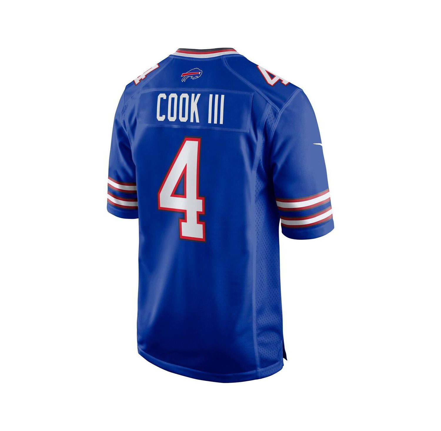 Men's James Cook III Royal Buffalo Bills Team Game Jersey