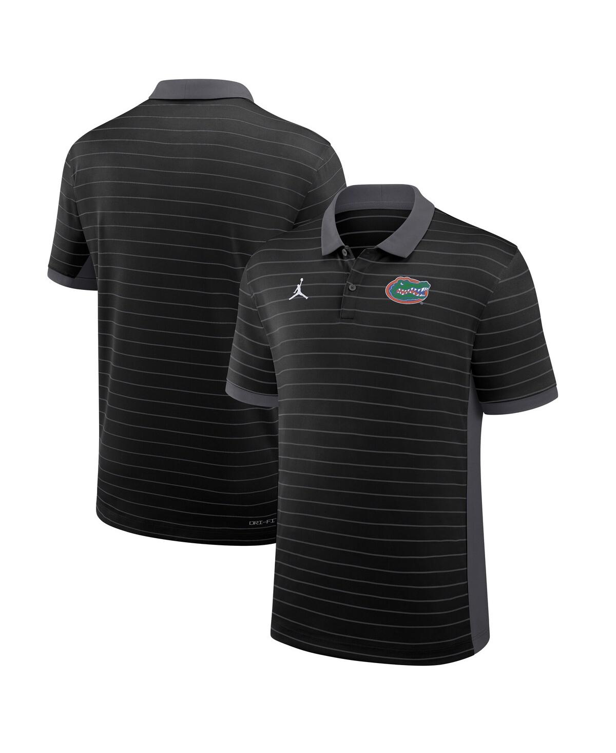 Men's Black Florida Gators 2025 Early Season Coaches Sideline Victory Stripe Performance Polo Shirt - Black