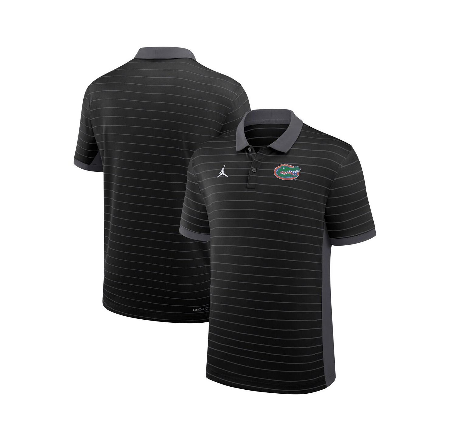 Men's Black Florida Gators 2025 Early Season Coaches Sideline Victory Stripe Performance Polo Shirt