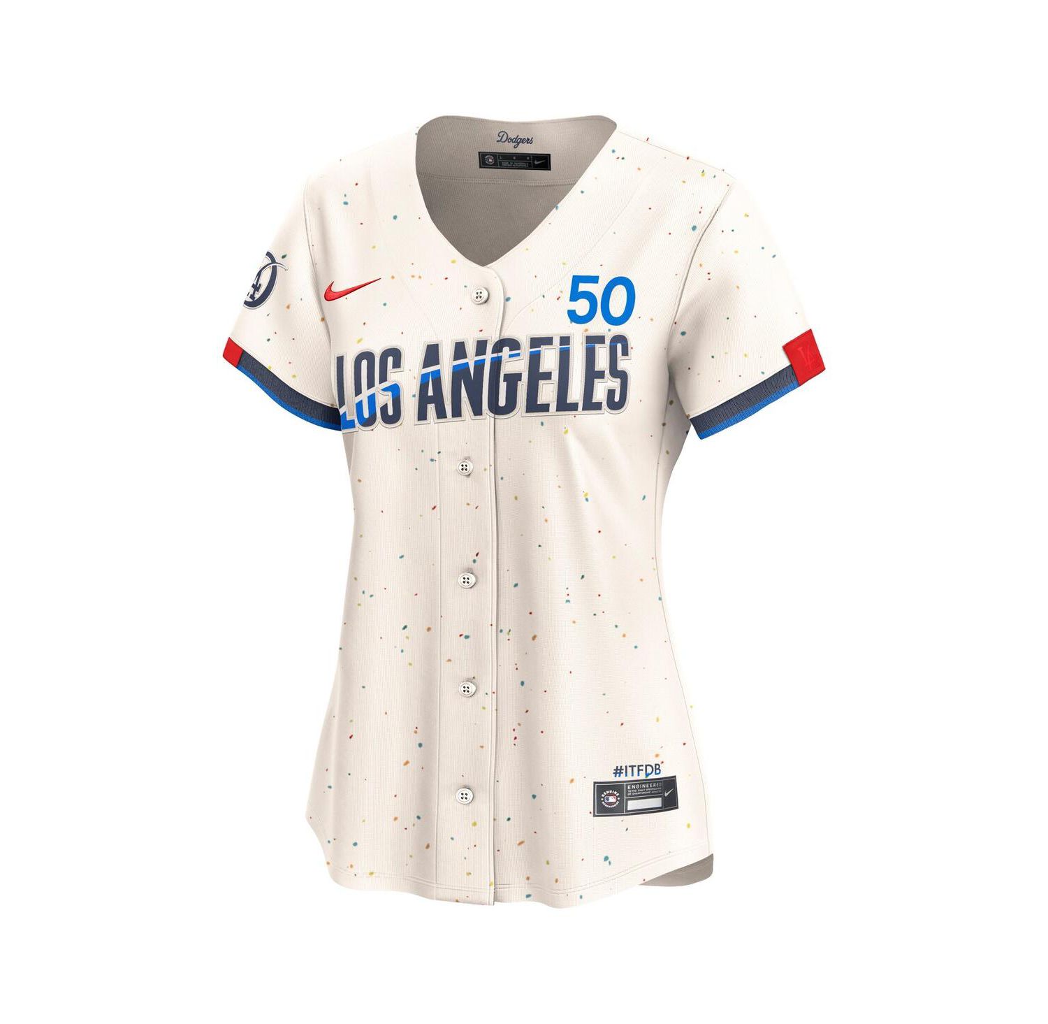 Women's Mookie Betts Cream Los Angeles Dodgers City Connect Limited Jersey