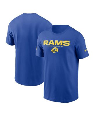 Nike - Men's Royal Los Angeles Rams Sideline Performance T-Shirt
