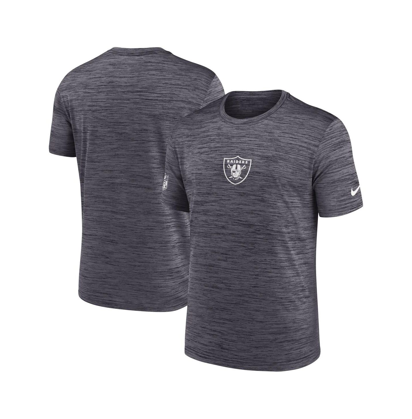 Мужская футболка Nike Black Las Vegas Raiders Sideline Velocity Performance — фото 1