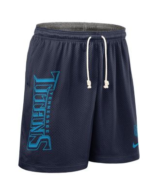 Men's Navy Tennessee Titans Sideline Reversible Performance Shorts