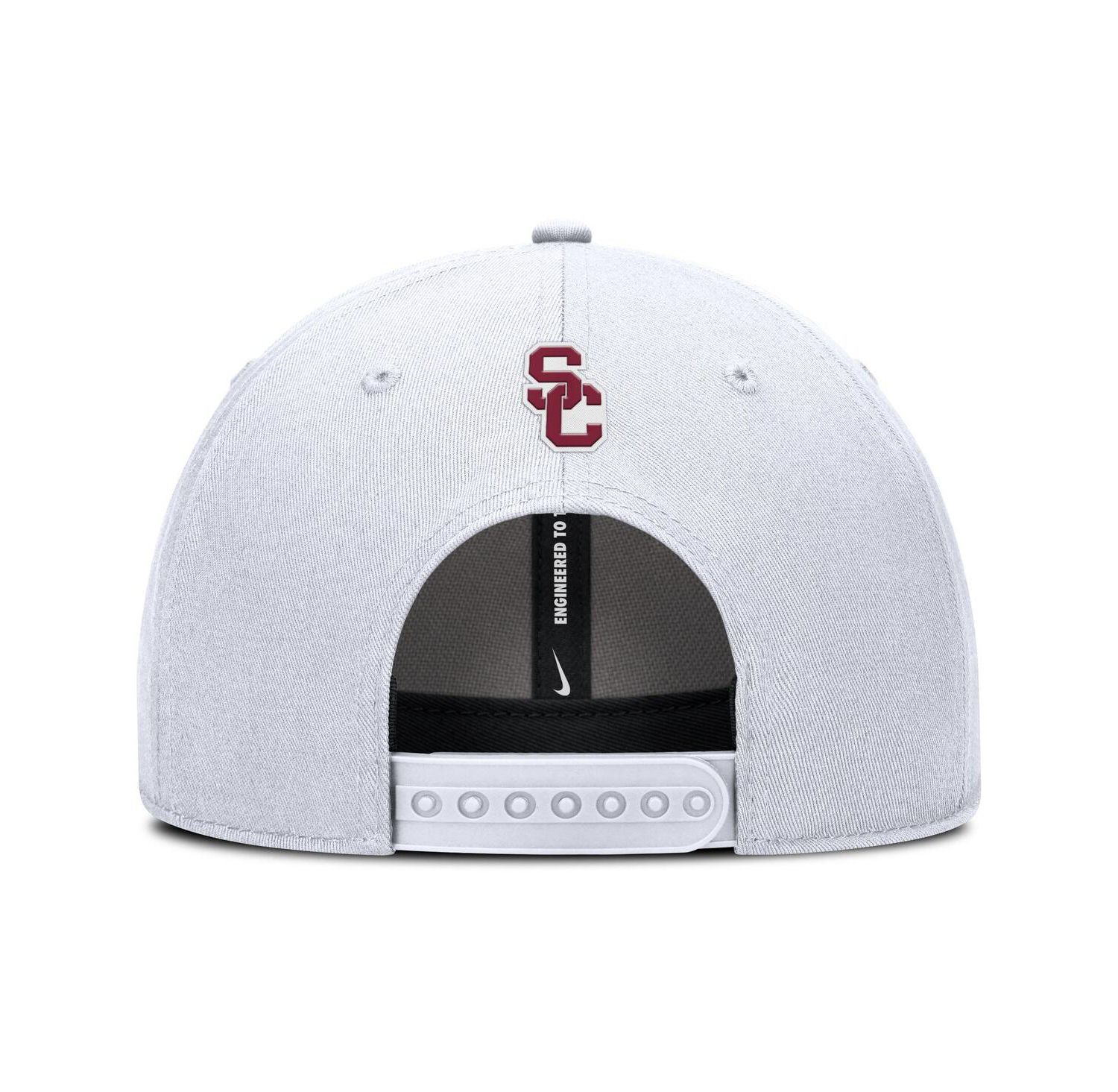 Men's White USC Trojans Rise Practice Adjustable Hat