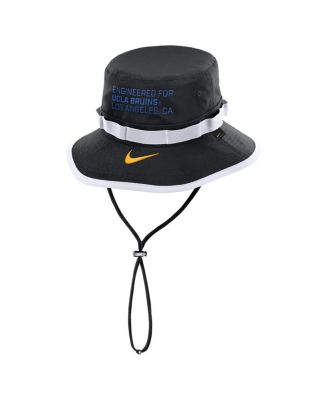Men's Black UCLA Bruins 2025 Sideline Apex Boonie Performance Bucket Hat