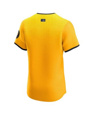 Men's Gold Pittsburgh Pirates City Connect Elite Jersey