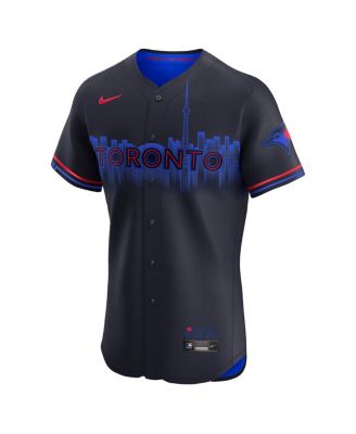 Мужская футболка Nike темно-синего цвета Toronto Blue Jays City Connect Elite