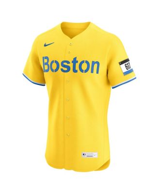 Мужская футболка Nike David Ortiz Gold Boston Red Sox City Connect Elite