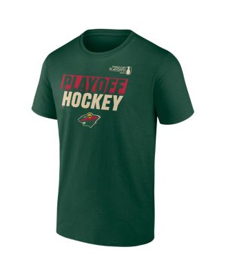 Мужская футболка Fanatics Green Minnesota Wild с надписью 