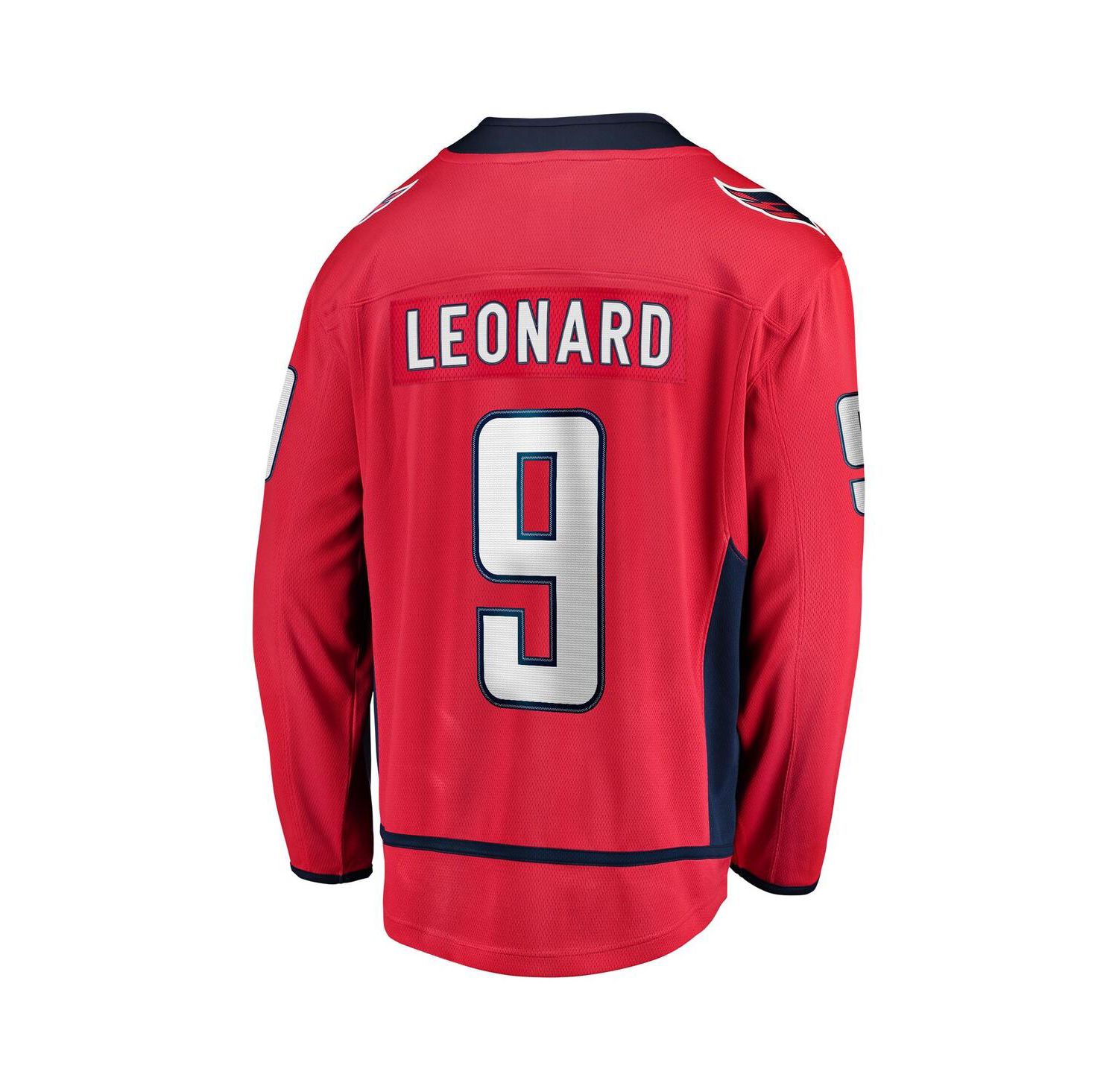 Men's Ryan Leonard Red Washington Capitals Home Breakaway Jersey
