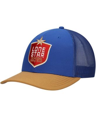 Men's Blue Lone Star Trucker Adjustable Hat
