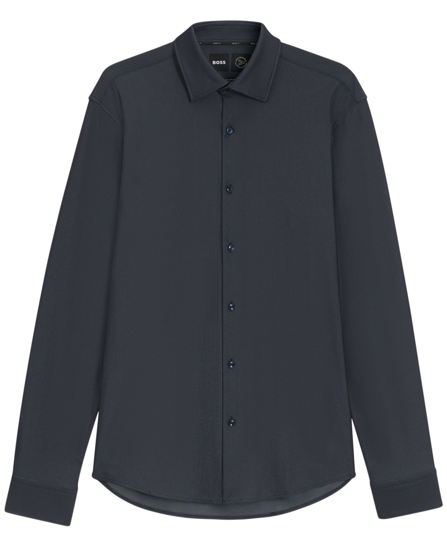 Men's Stretch Jersey Regular-Fit Dress Shirt