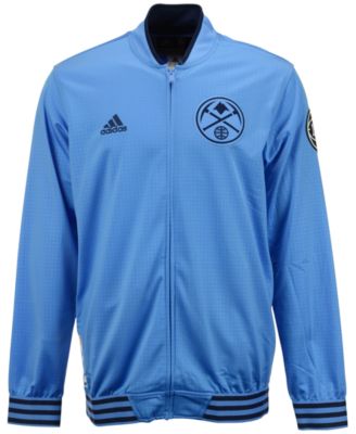 adidas - Men's Denver Nuggets On Court Warm Up Jacket