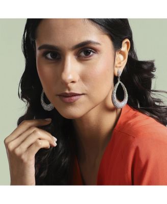 Hollow Pear Drop Earrings