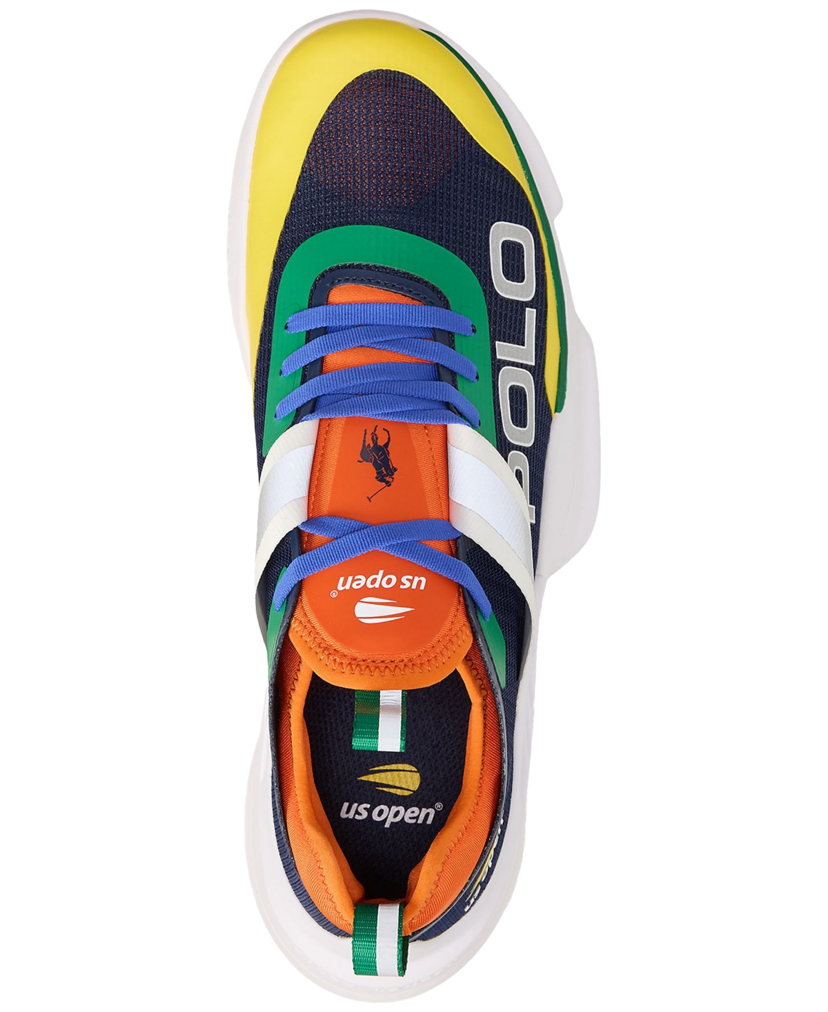 Polo Ralph Lauren Men's Us Open Tech Court Pro Sneakers In Blue