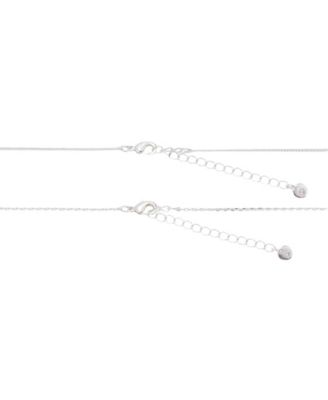 Unwritten Cubic Zirconia Faith Duo Necklace Set 8590₽