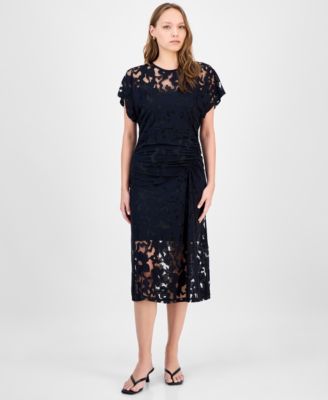 BOSS Orange - Women's Floral Lace Midi Dress