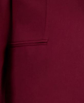 Women's Notched Collar One-Button Pantsuit Set, Regular & Petite