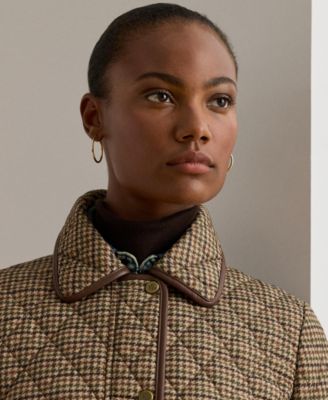 Women's Quilted Velboa-Lined Coat