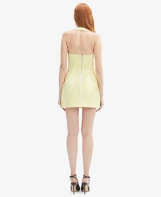 Women's Structured Halter Mini Dress