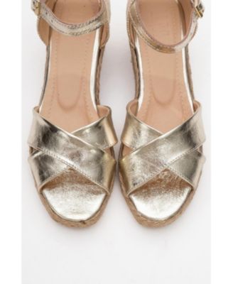 Miria Leather Platform Espadrille (Women)