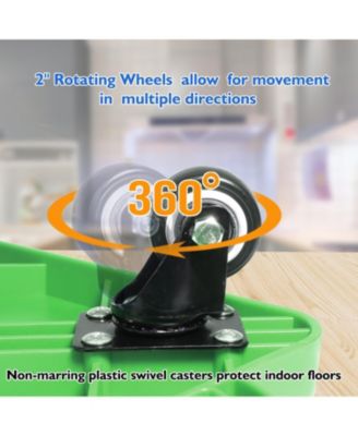 Floor Gym Scooter Board with Handles, Sitting Scooter for Kids Indoor Play, Fun Scoot Board  (Several Colors Available)