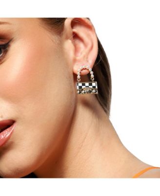 Baguette Drop Earrings