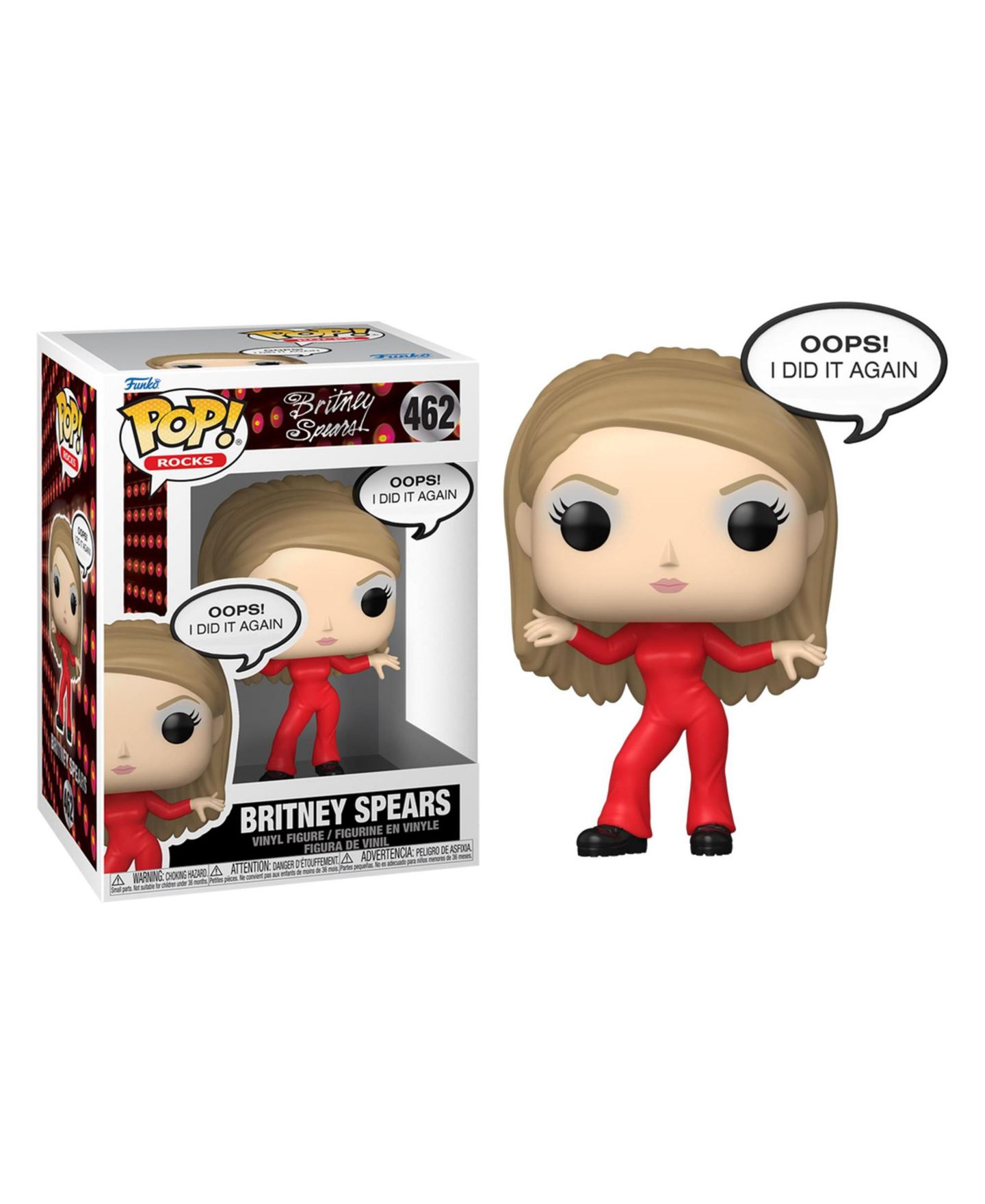 Детская фигурка Funko Pop! Britney Spears Oops, I Did It Again 3.75" Vinyl Figure, Ages 14+ — фото 1