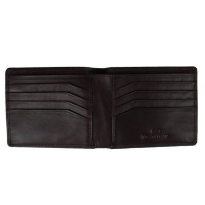 Мужской кошелек Trafalgar из кожи решетчатого плетения Lazzaro двойного сложения