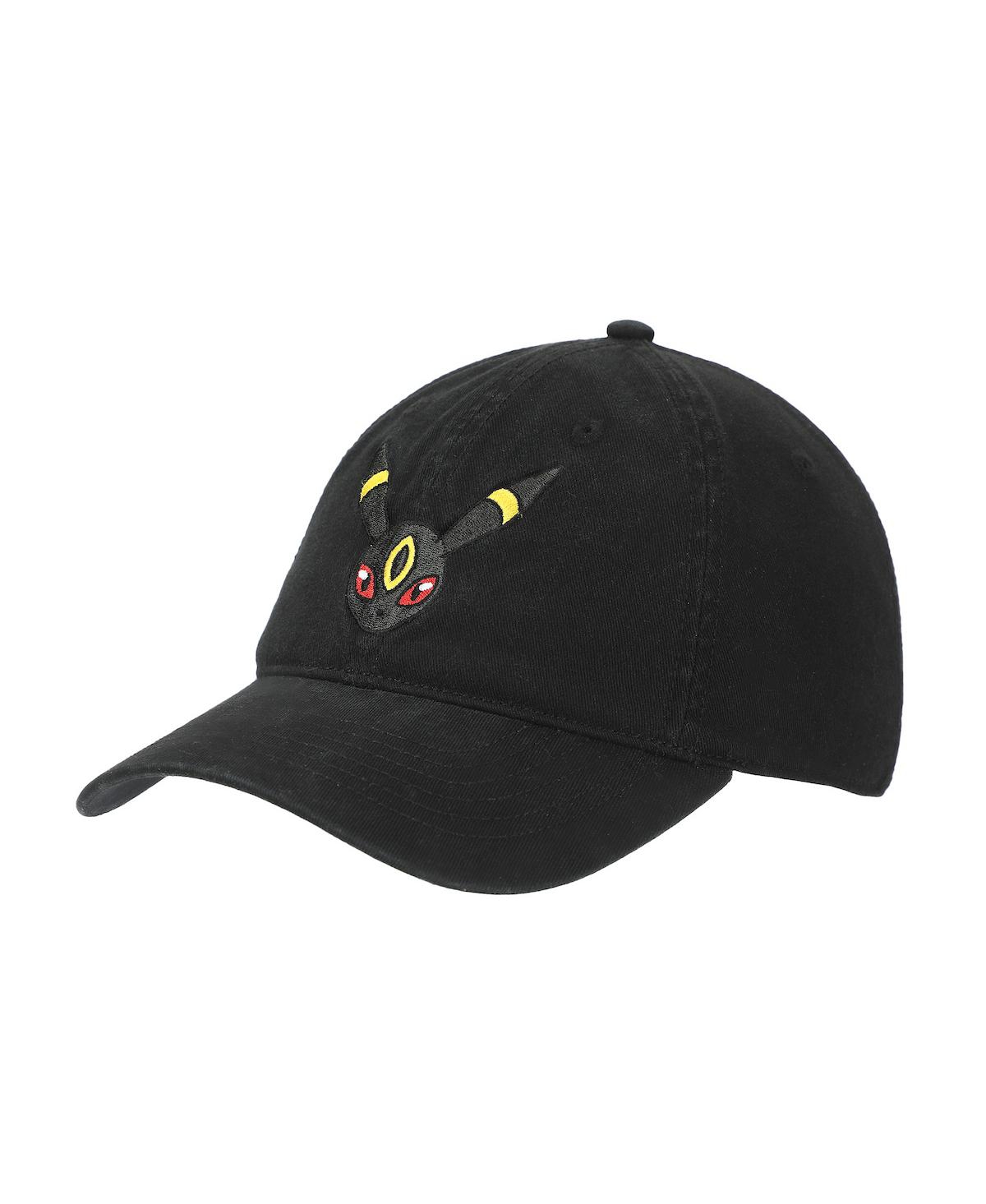 Men's Pokemon Umbreon Face Black Unstructured Baseball Cap - Pokemon umbreon face