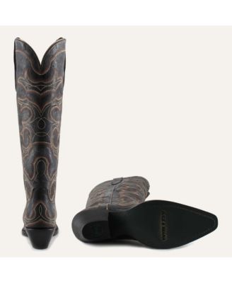 Olivia Leather Cowgirl Boots - Stylish Western Footwear & Comfort By Buck & Brana