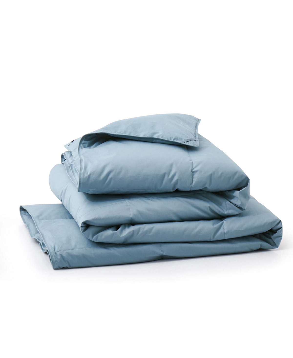 Unikome All Season Goose Down Comforter, Twin In Blue