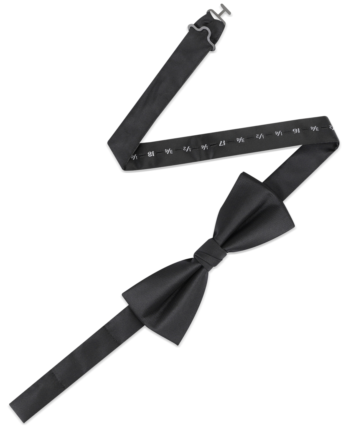 Calvin Klein Men's Unison Solid Self-tie Bow Tie In Black