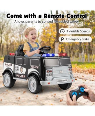 12V Battery Powered Electric Vehicle with 3 Speeds and Megaphone