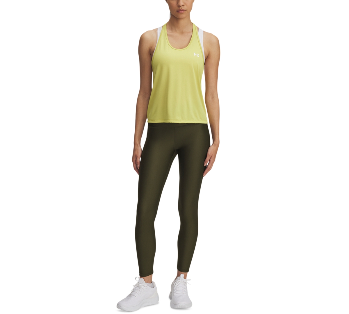 Under Armour Women's Tech High-rise Ankle Length Leggings In Green