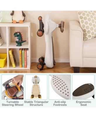 Wiggle Car with Hauling Rope Ride on Toy with Under-Seat Storage