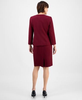 Women's Pencil Skirt Suit Set, Regular & Petite