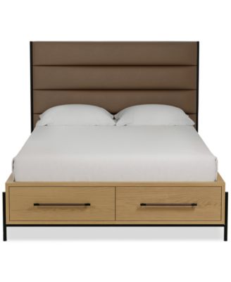 Linstead Upholstered California King Storage Bed, Created for Macy's