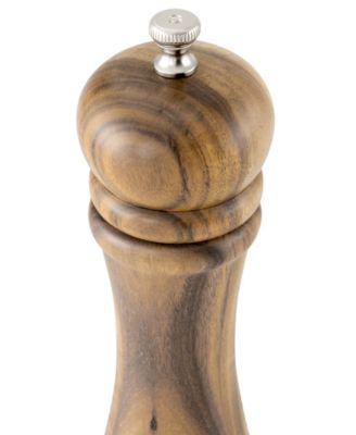 Camden Acacia Wood Stainless Steel Salt & Pepper Mill Gift Set