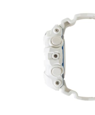 Men's White Resin Watch, 53.4mm