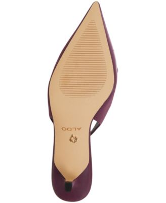 Women's Azizza Sling-Back Bow Kitten Heel Pumps