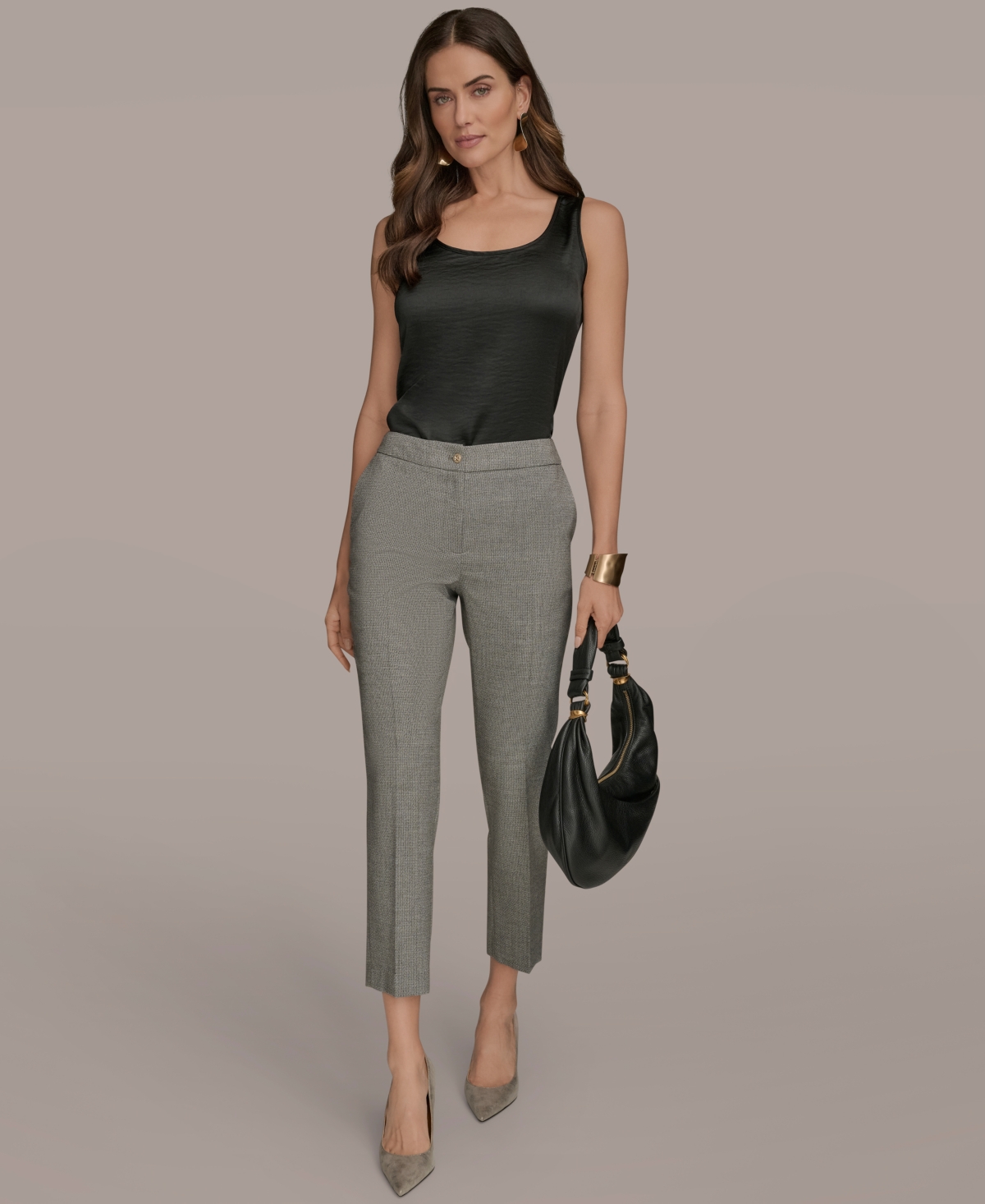 Donna Karan Women's Slim-leg Ankle Pants