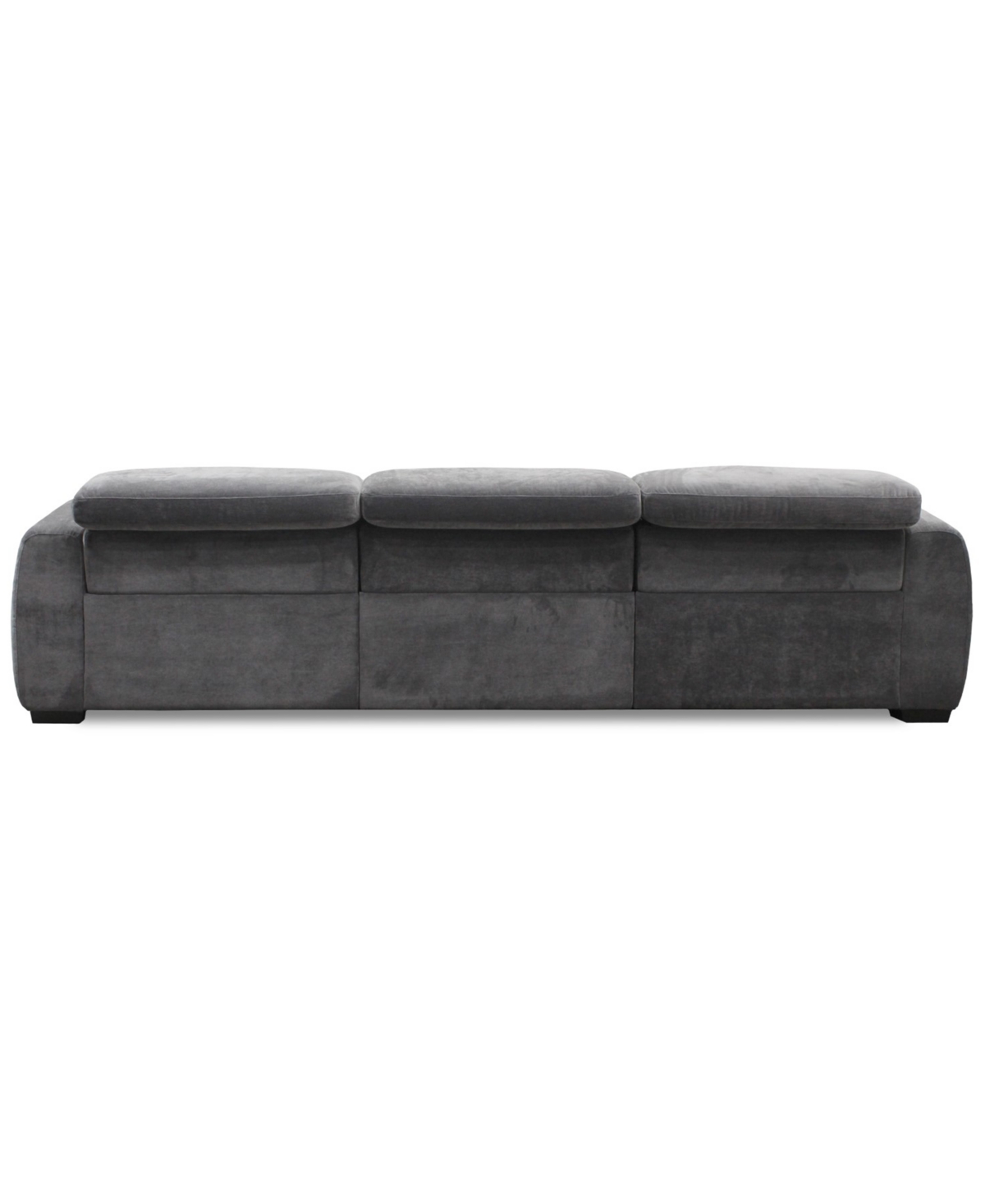 Macy's Brownell 3-pc. Sofa Sectional With 3 Power Motion Chairs, Exclusively At  In Gray