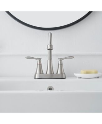 4 in. Centerset 2-Handle High-Arc Bathroom Faucet