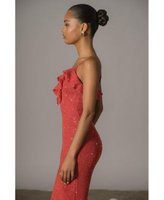 Midnight Sparkle Maxi Dress