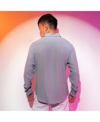 Мужская пепельно-серая уличная рубашка Campus Sutra