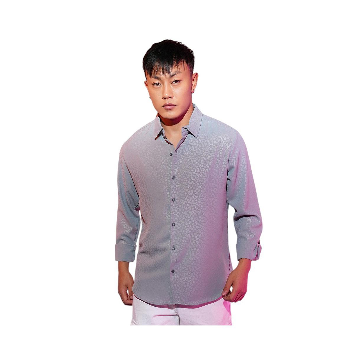 Men's Ash Grey Pavement Shirt - Grey