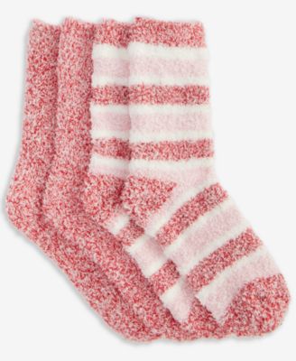 Charter Club - Women's 2-Pk. Holiday Fuzzy Butter Socks