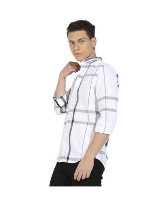 Men's Tartan Plaid Button Up Shirt